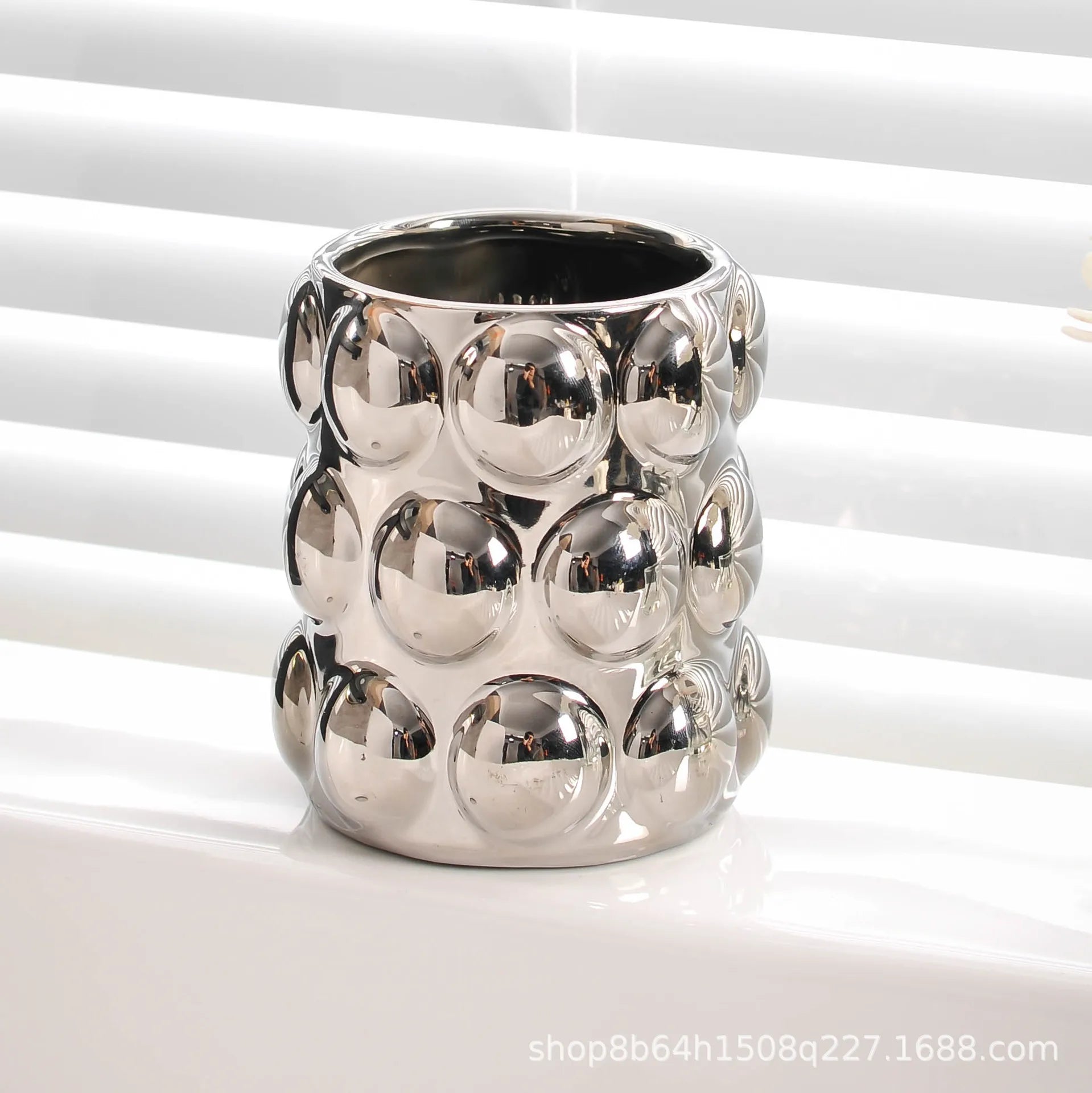 ensemble de tasses en céramique pour amoureux luxe accessoires salle de bain - vue 7 sur 9