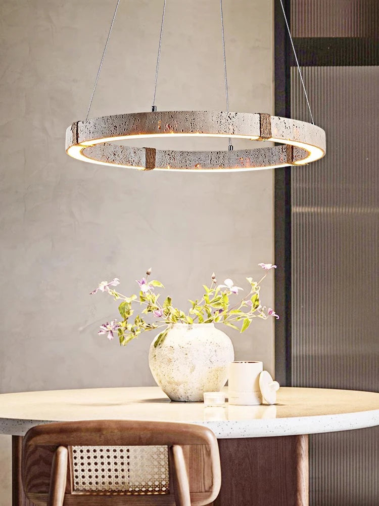 lustre tendance décoration intérieure en pierre moderne - vue 1 sur 10