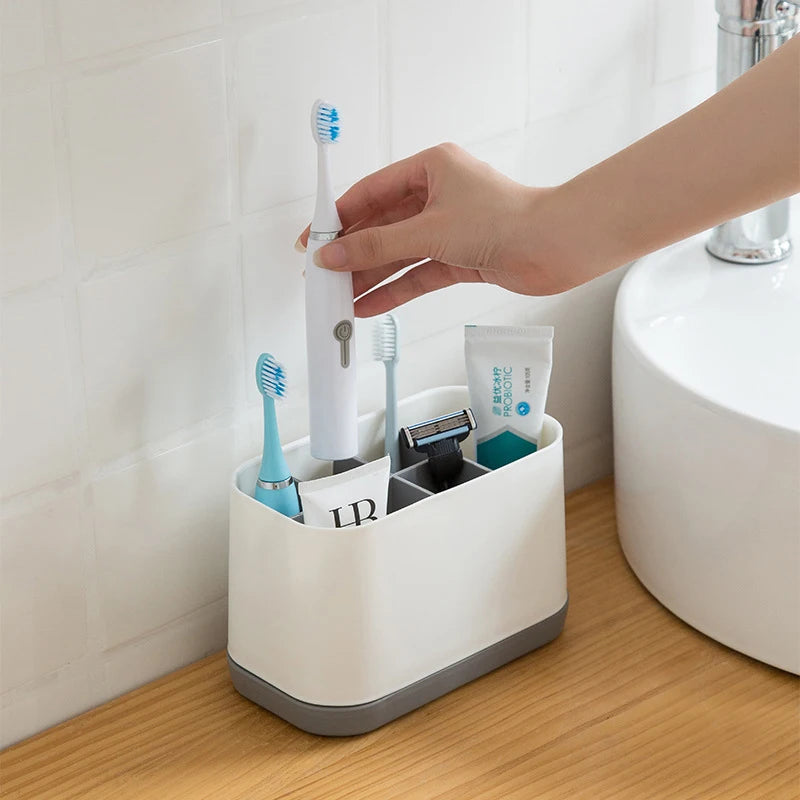 organisateur multifonction pour brosse à dents et accessoires de bain - vue 2 sur 8