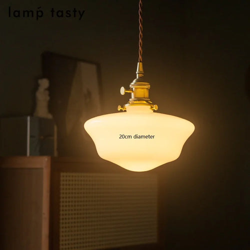iwhd suspension led en verre et cuivre style nordique moderne - vue 27 sur 28