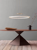 suspension circulaire minimaliste pour intérieur moderne créatif