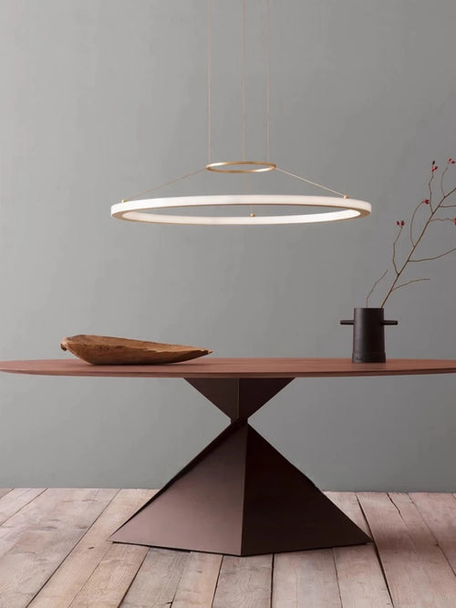 suspension circulaire minimaliste pour intérieur moderne créatif - vue 5 sur 8
