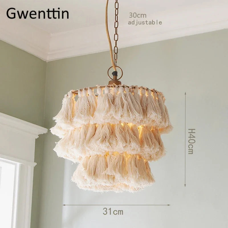 suspension en fil de soie pour décoration intérieure romantique - vue 12 sur 12