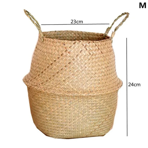 panier en paille pour plantes d'intérieur et d'extérieur - vue 27 sur 28