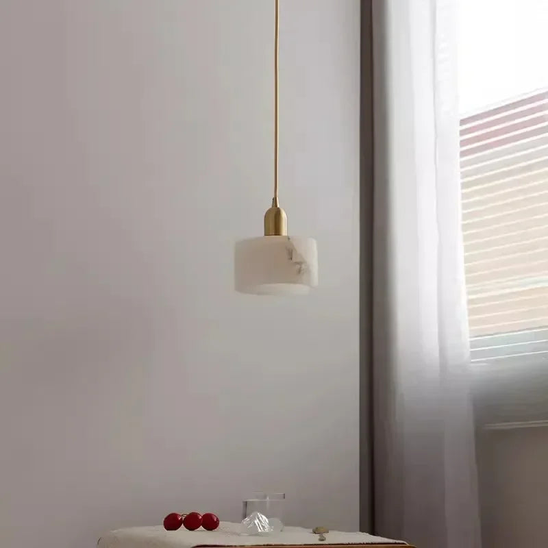 suspension en marbre nordique design moderne pour intérieur - vue 6 sur 7