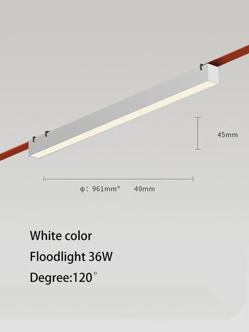 lustre moderne simple led avec bande conductrice lumineuse - vue 22 sur 27