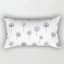 housse de coussin géométrique gris patchwork décoratif pour lit ou canapé