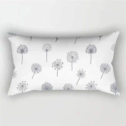housse de coussin géométrique gris patchwork décoratif pour lit ou canapé