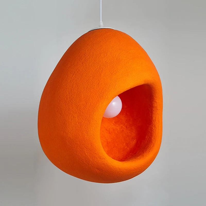 suspension style nordique wabi sabi led pour café - vue 6 sur 7