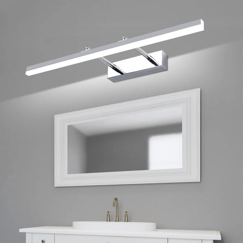 lampe frontale à miroir rétractable pour toilettes - vue 4 sur 18