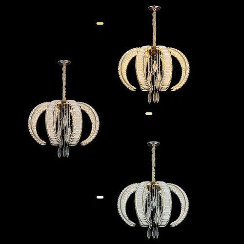 lustre de luxe en cristal pour villas haut de gamme personnalisé - vue 5 sur 9