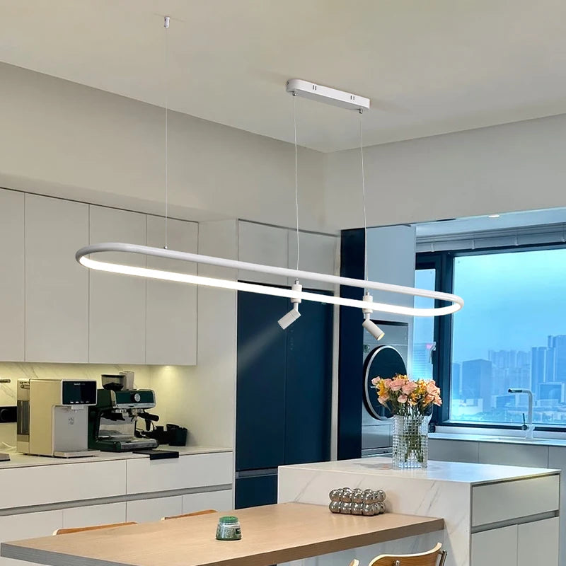 lustre nordique moderne pour décoration de table à manger - vue 4 sur 12