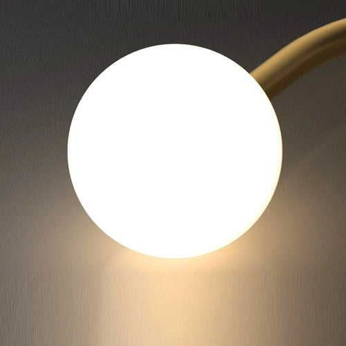 Suspension moderne led design dorée - vue 7 sur 6