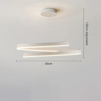 lustre à anneau simple moderne en fer doré avec éclairage LED intérieur