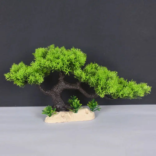 plante artificielle bonsaï en plastique pour décoration intérieure - vue 2 sur 41