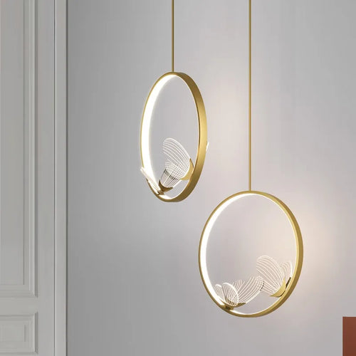 suspension design en acrylique pour décoration moderne de luxe - vue 5 sur 21