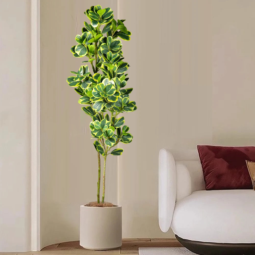 arbre artificiel ficus en plastique pour décoration extérieure - vue 4 sur 9