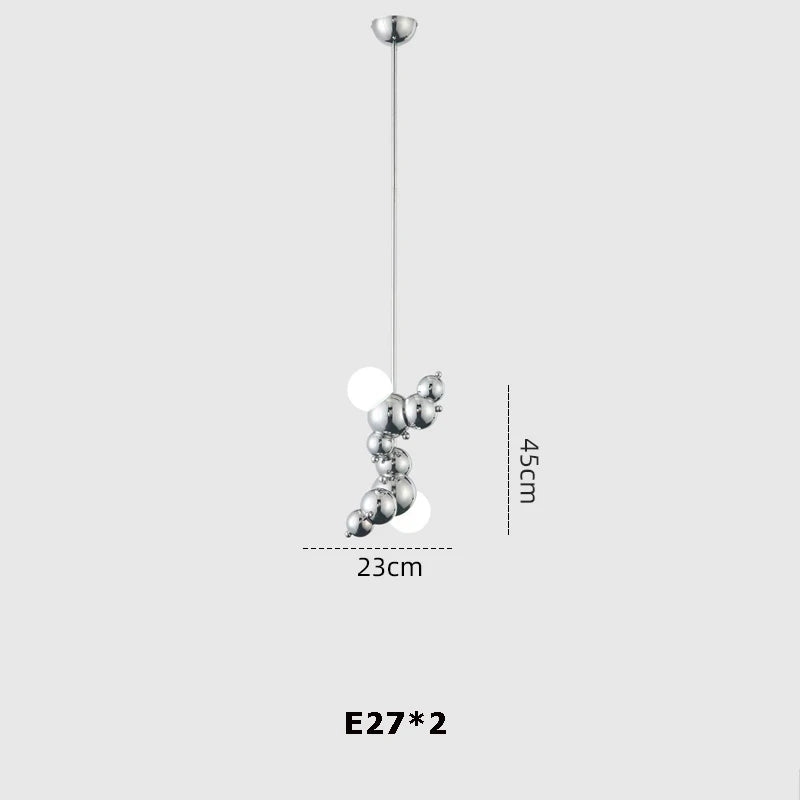 suspension led artistique à intensité variable design moderne - vue 8 sur 16