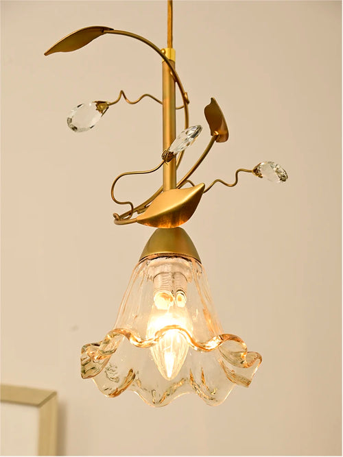 lustre en verre à led pour un éclairage intérieur moderne - vue 2 sur 7