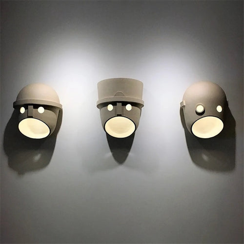applique murale en résine avec éclairage décoratif créatif nordique - vue 2 sur 10