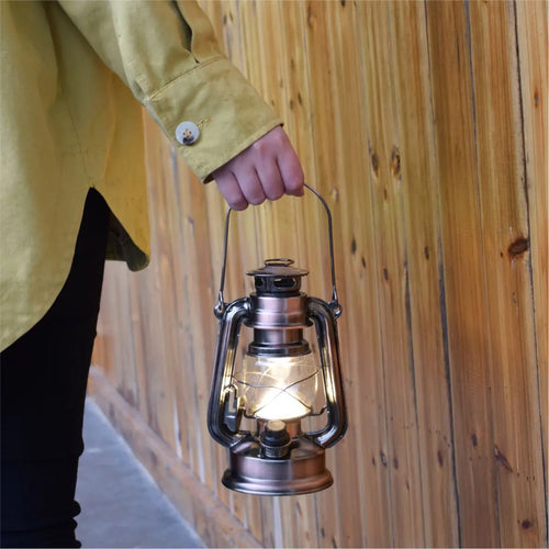 lampe d'ambiance rétro portable rechargeable pour camping et fêtes - vue 5 sur 6