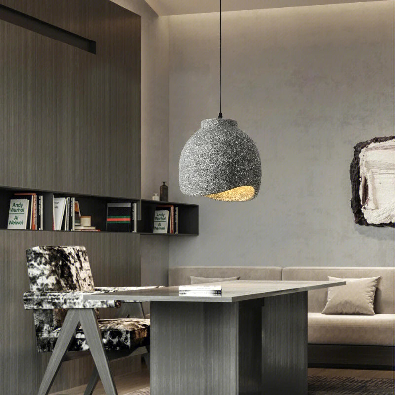 lustre wabi sabi nordique pour restaurant bar et décoration familiale - vue 3 sur 10