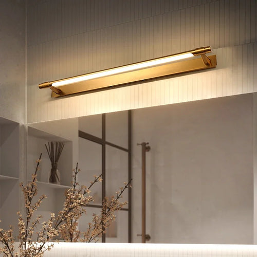 applique led moderne en cuivre pour miroir avant - vue 2 sur 15