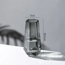 vase créatif en verre transparent pour fleurs décoratives