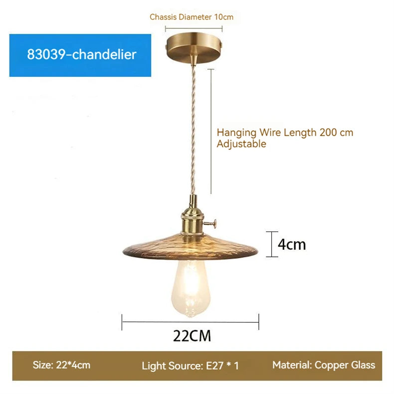 suspension moderne en verre avec led pour décoration intérieure - vue 13 sur 20