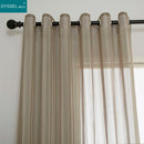 Voilage tulle rayures style moderne pour salon chambre