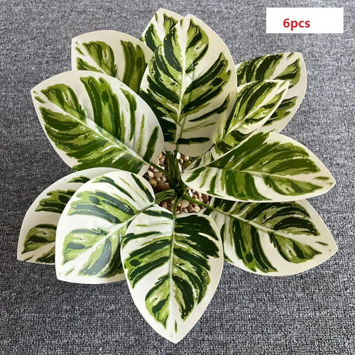 feuilles de phénix artificielles décoration verte en plastique - vue 16 sur 40