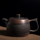 Théière kung fu artisanale en céramique style traditionnel