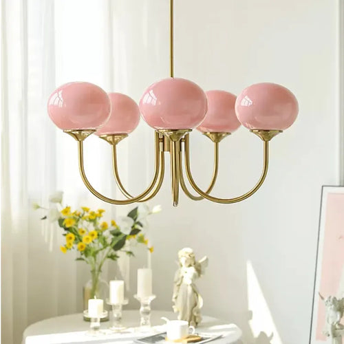Lustre design doré nordique Simple - vue 5 sur 11