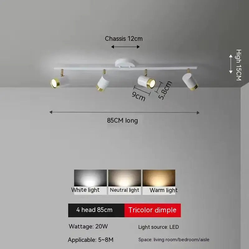 plafonnier à spots Led - vue 18 sur 23