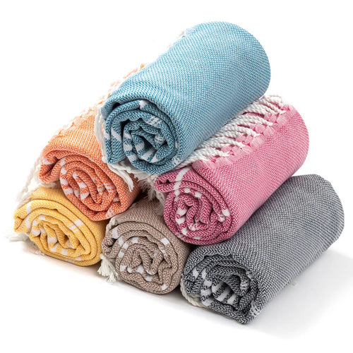 Serviette de plage extra large sans sable coton - vue 5 sur 7