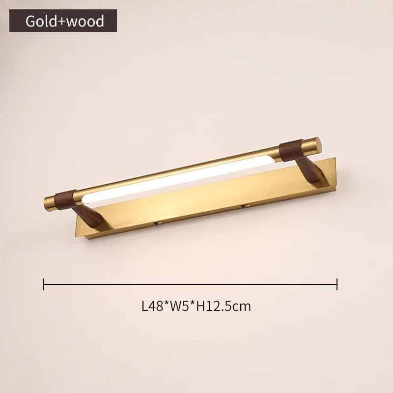 applique led moderne en cuivre pour miroir avant - vue 14 sur 15