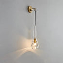 applique murale led en cristal pour éclairage moderne élégant