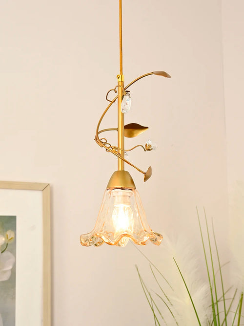 lustre en verre à led pour un éclairage intérieur moderne - vue 4 sur 7