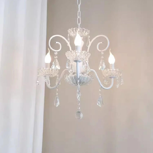 lustre romantique en cristal pour chambre d'enfant moderne - vue 6 sur 9