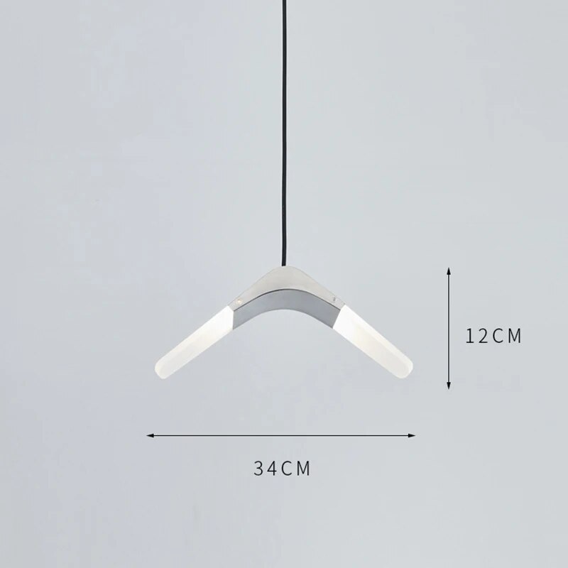 Suspension LED volantes modernes pour salle à manger - vue 6 sur 10
