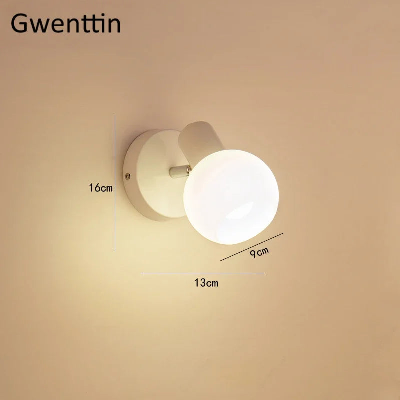 applique murale rotative moderne pour déco intérieure et éclairage - vue 9 sur 16