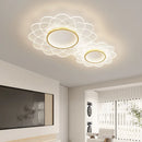 plafonnier led spot design floral en acrylique pour décoration intérieure