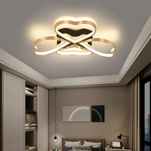 plafonnier led créatif nordique pour éclairage intérieur décoratif - vue 4 sur 8