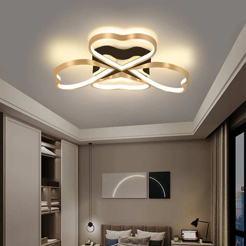 plafonnier led créatif nordique pour éclairage intérieur décoratif - vue 4 sur 8