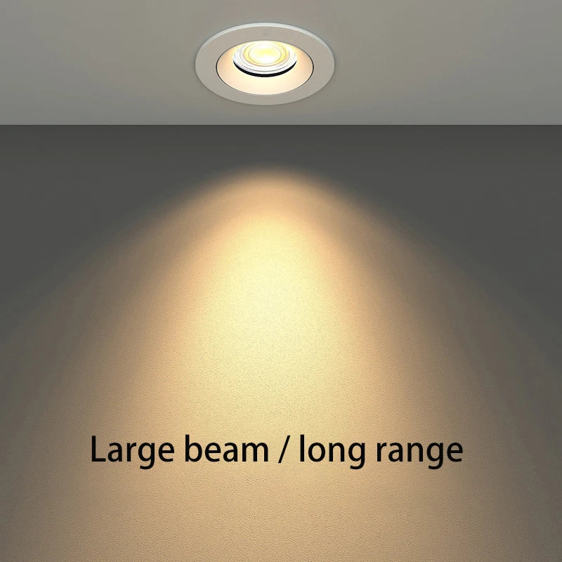 projecteurs led encastrés ultra mince 	en aluminium - vue 2 sur 4