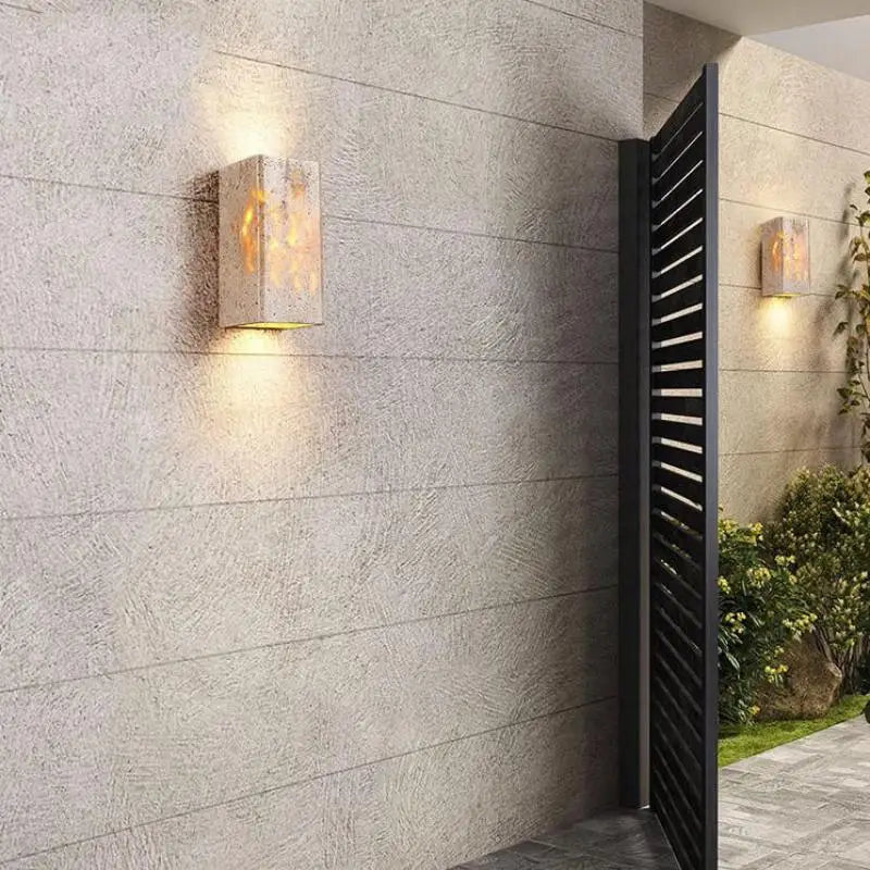 applique murale led en marbre art déco pour intérieur et éclairage décoratif - vue 4 sur 7