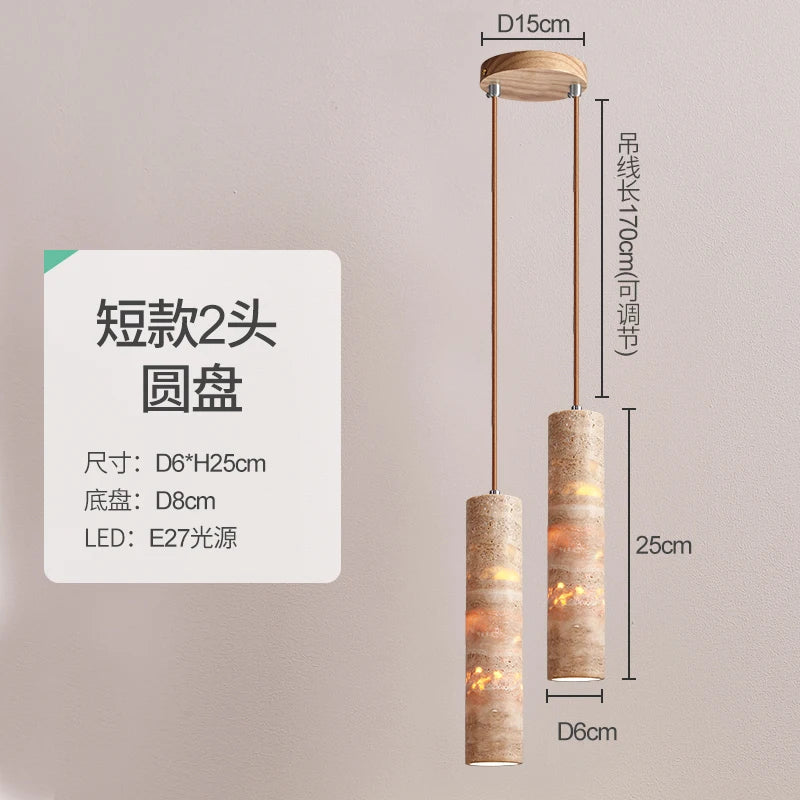 suspension design wabi-sabi en pierre pour ambiance moderne - vue 13 sur 14