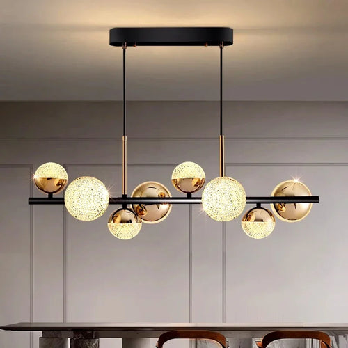 lustre moderne suspension lampes éclairage intérieur suspendues - vue 3 sur 8