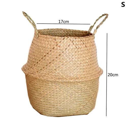 panier en paille pour plantes d'intérieur et d'extérieur - vue 28 sur 28