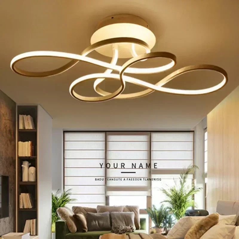 plafonnier moderne led pour décoration intérieure élégante et lumineuse - vue 2 sur 12